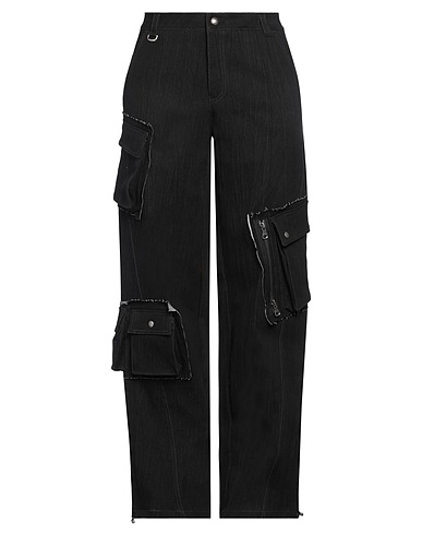 ANDERSSON BELL Denim pants Black 80% Cotton, 18% Polyester, 2% Polyurethane