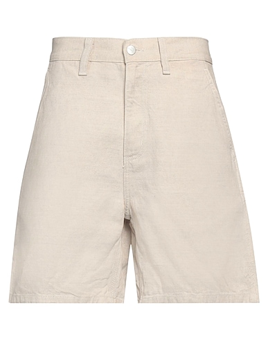 CARHARTT Shorts & Bermuda BEIGE 61% Cotton, 39% Linen