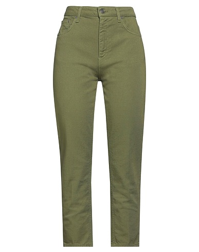 DONDUP Casual trouser Military green 100% Cotton
