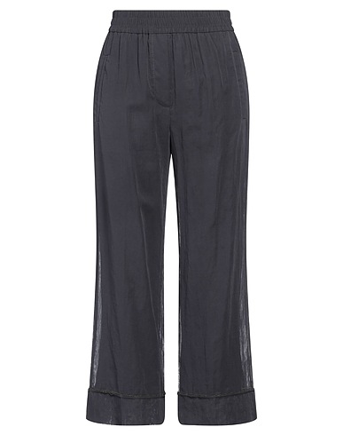 BRUNELLO CUCINELLI Casual pants Charcoal 100% Cotton, Brass