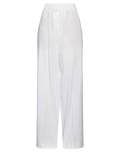 BRUNELLO CUCINELLI Casual trouser White 100% Cotton