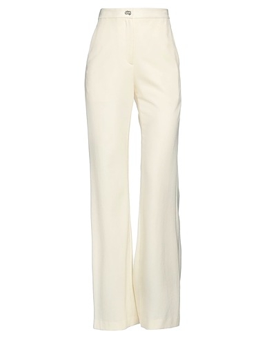 KRIZIA Pantalone Panna 60% Poliestere, 40% Triacetato