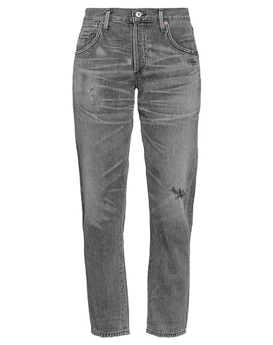 PREMIUM VINTAGE Denim trousers Grey 100% Cotton