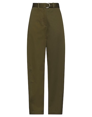 MSGM Pantalone Verde militare 98% Cotone, 2% Elastan