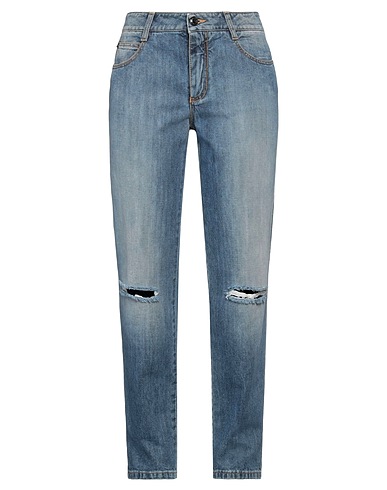 ERMANNO SCERVINO Denim trousers Blue 100% Cotton