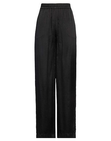 ASPESI パンツ ブラック レーヨン 100%