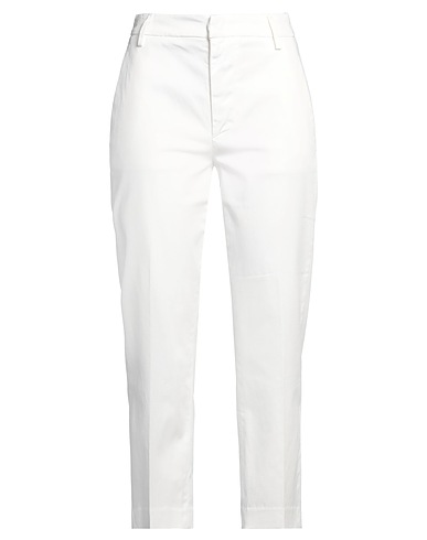 DONDUP Pantalone Bianco 67% Cotone, 29% Lyocell, 4% Elastan