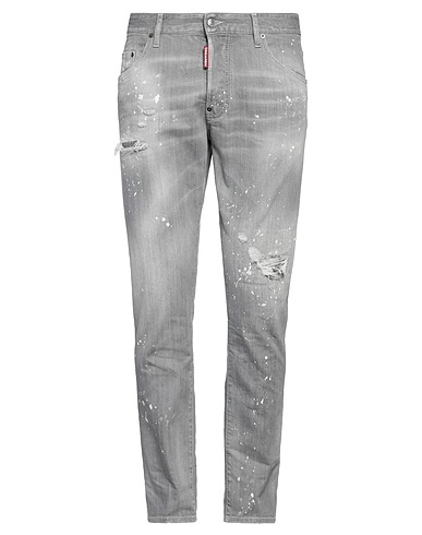DSQUARED2 Denim trousers Grey 98% Cotton, 2% Elastane