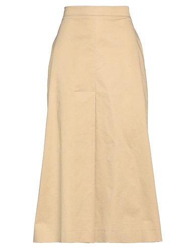 MILLENOVECENTOSETTANTOTTO Midi-Rock Sand 97% Baumwolle, 3% Elastan