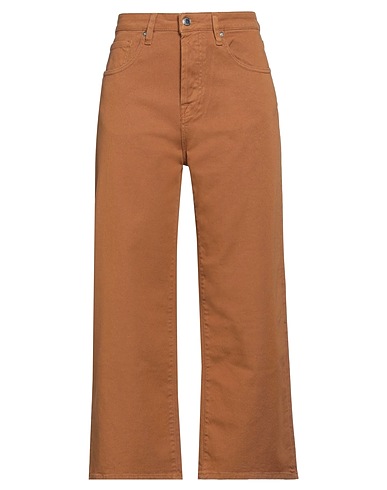 TRUE NYC® Casual pants Brown 98% Cotton, 2% Elastane