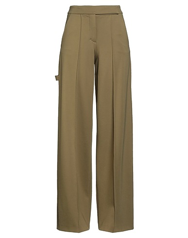 DOROTHEE SCHUMACHER Pantalone Verde militare 67% Viscosa, 28% Poliammide, 5% Elastan