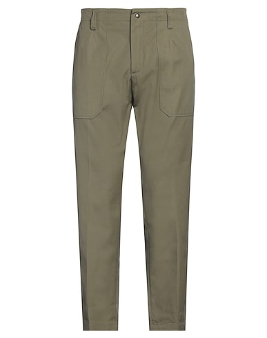 MICHAEL COAL Casual pants Military green 100% Cotton