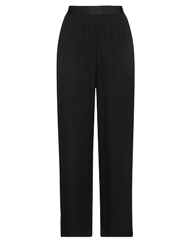 PALM ANGELS Casual παντελόνι Μαύρο 100% Μετάξι, Πολυεστέρας, Πολυαμίδη, Ελαστάνη