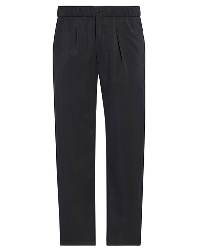 GIORGIO ARMANI Casual trouser Midnight blue 75% Silk, 25% Polyamide