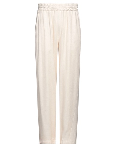 GCDS Casual trouser Off white 85% Viscose, 13% Linen, 2% Cotton