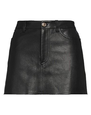 ETRO Mini skirt Black Leather