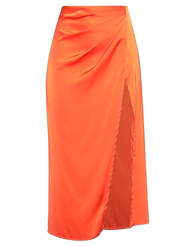 DRAMÉE Gonna midi Arancione 100% Poliestere