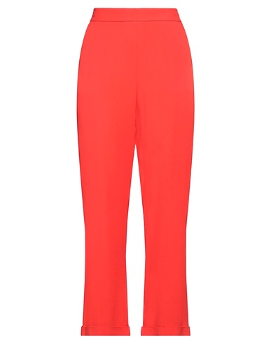 PIAZZA SEMPIONE Casual trouser Red 70% Acetate, 30% Viscose