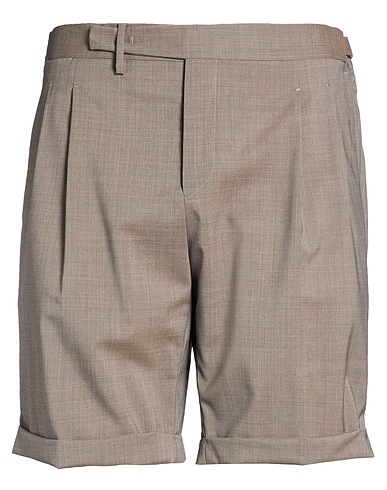 BRIGLIA 1949 Shorts & Bermuda Taupe 54% Virgin Wool, 45% Polyester, 1% Elastane
