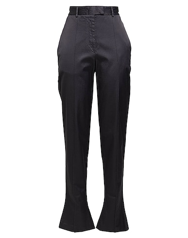 CELLAR DOOR Flared pant NERO 59% Cotton, 37% Viscose, 4% Elastane