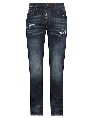 PHILIPP PLEIN Pantalones vaqueros Azul marino 98% Algodón, 2% Elastán