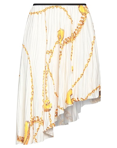 BURBERRY Midi skirt Ivory 100% Polyester