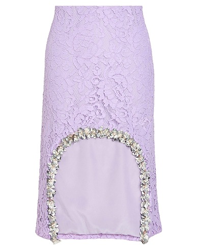 DES_PHEMMES Mini skirt Lilac 62% Nylon, 38% Cotton