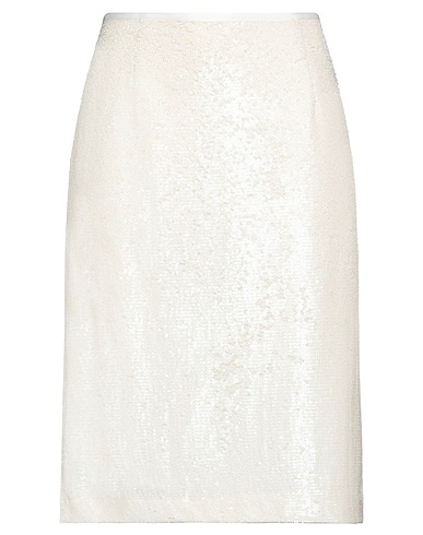 INCOTEX Midi skirt Beige 100% Polyester