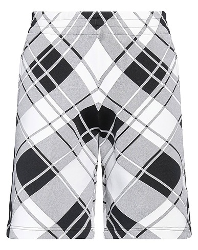 BURBERRY Shorts & Bermuda White 55% Polyester, 33% Viscose, 11% Polyamide, 1% Elastane