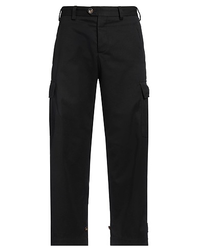 PT Torino Casual pants Black 65% Polyester, 35% Cotton
