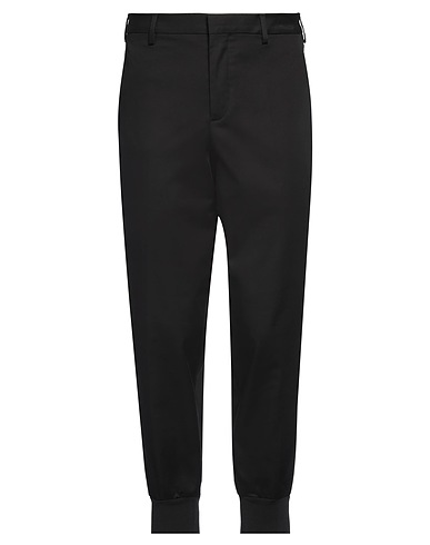 NEIL BARRETT Casual pants Black 97% Cotton, 3% Elastane