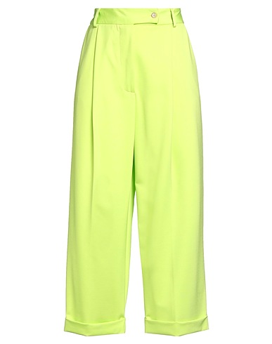 LIVIANA CONTI Pantalone Verde lime 61% Viscosa, 34% Poliammide, 5% Elastan