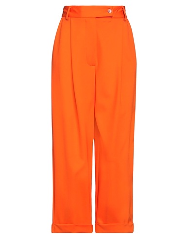 LIVIANA CONTI Casual pants Orange 61% Viscose, 34% Polyamide, 5% Elastane