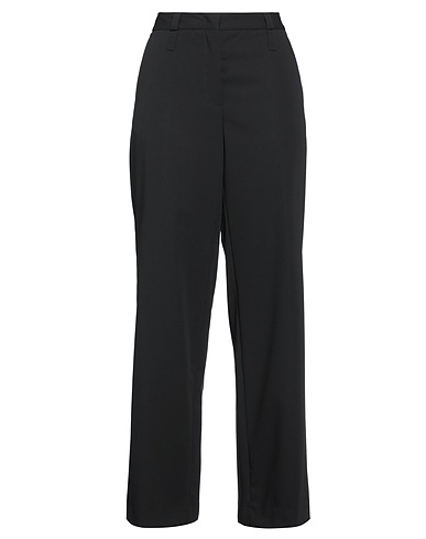 CELLAR DOOR Pantalone Nero 100% Lana Vergine