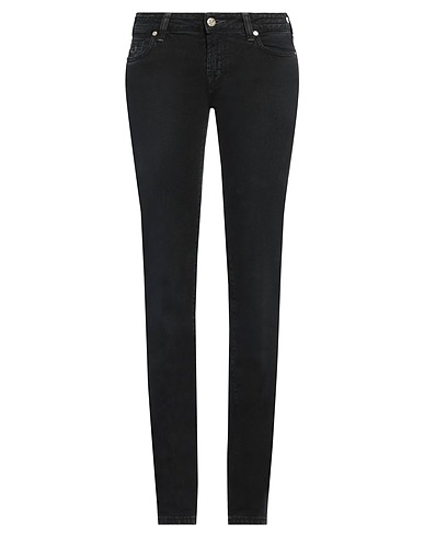 JACOB COHЁN Denim trousers Black 97% Cotton, 3% Elastane