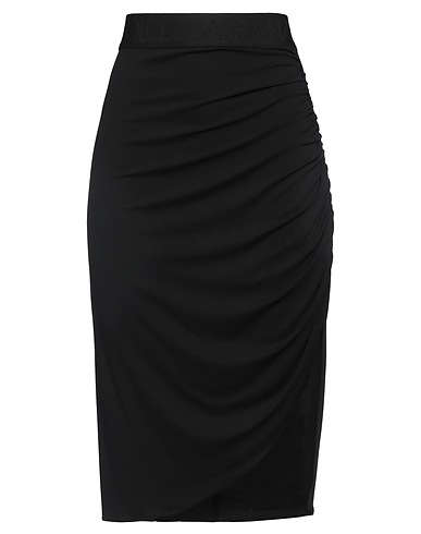 DOLCE&GABBANA Midi skirt Black 92% Viscose, 8% Elastane