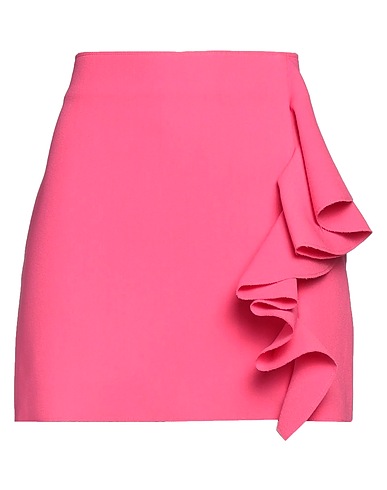 MSGM Mini skirt Fuchsia 84% Polyester, 10% Viscose, 6% Elastane