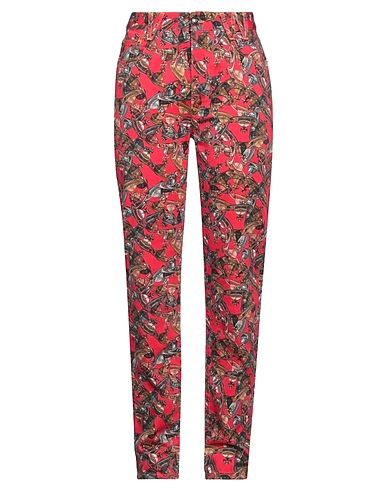 VIVIENNE WESTWOOD Denim pants Red 100% Cotton
