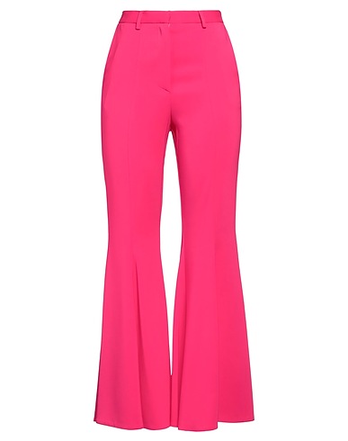 SIMONA CORSELLINI Casual pants Fuchsia 96% Viscose, 4% Elastane
