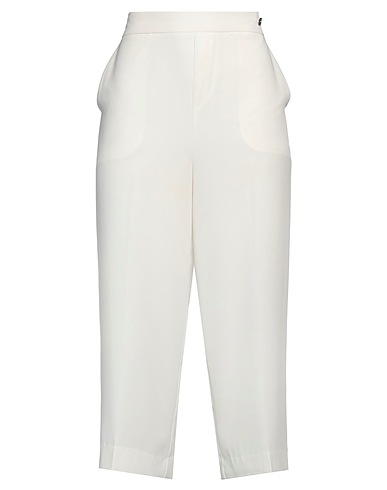 MARKUP Casual pants White 94% Polyester, 6% Elastane