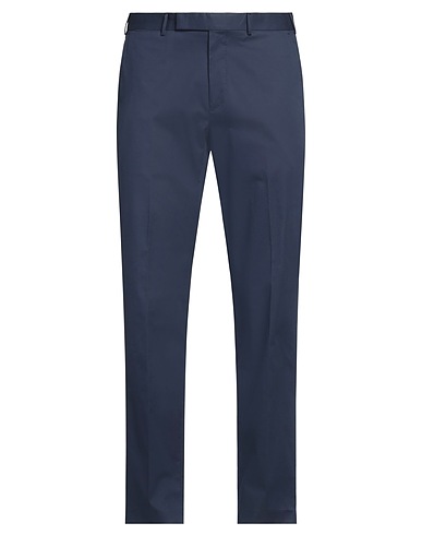 ZEGNA Casual pants Navy 96% Cotton, 4% Elastane
