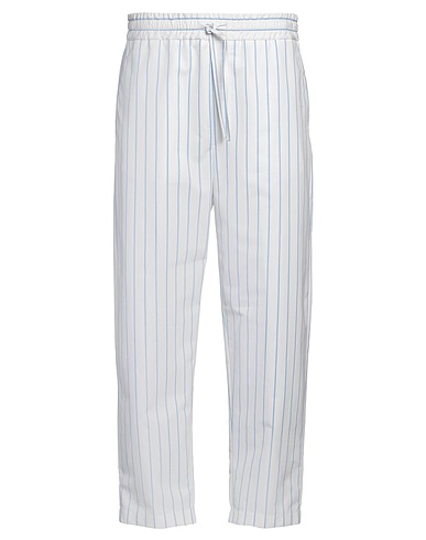 LARDINI Casual trouser White 100% Cotton