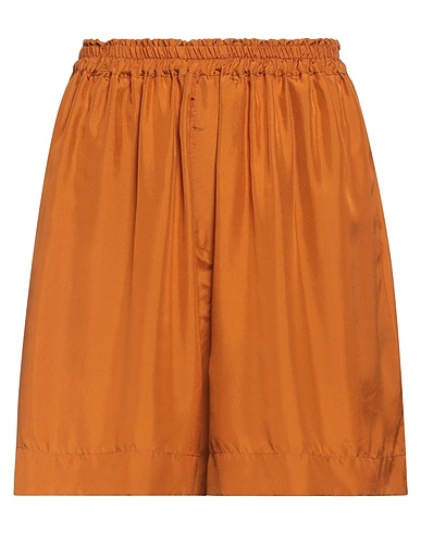 JUCCA Shorts & Bermuda Tan 100% Silk
