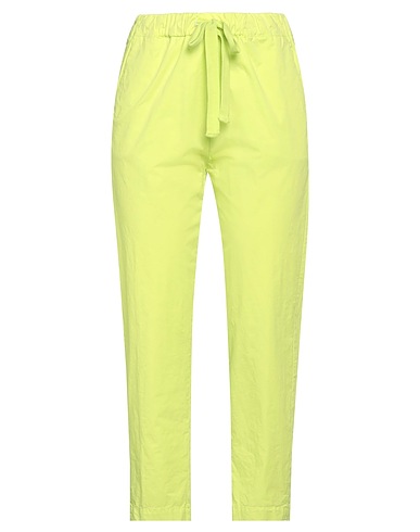MYTHS Casual trouser Lime green 97% Cotton, 3% Elastane