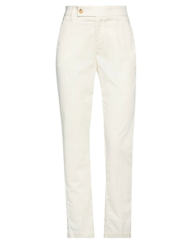 HAPPY 25® Pantalone Panna 97% Cotone, 3% Elastan