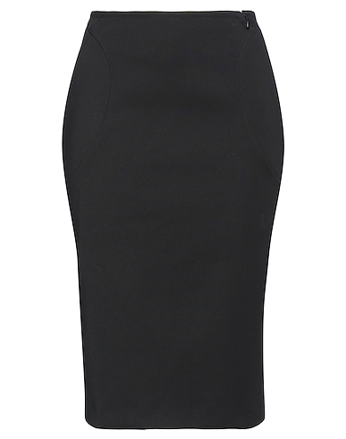 ALAÏA Midi skirt Black 59% Polyamide, 37% Cotton, 4% Elastane
