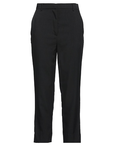 SOLOTRE Pantalone Nero 94% Poliestere, 6% Elastan, Acetato, Viscosa