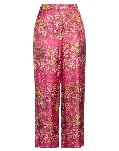 MAX MARA STUDIO Pantalone Fucsia 100% Seta