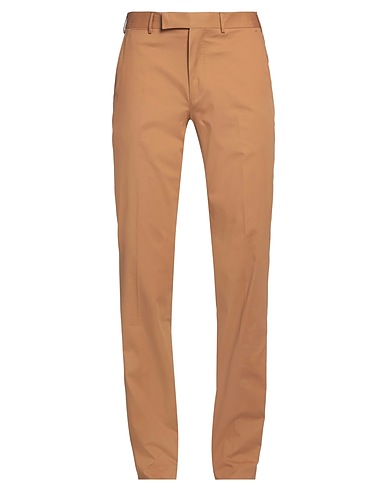 ZEGNA Casual pants Camel 96% Cotton, 4% Elastane