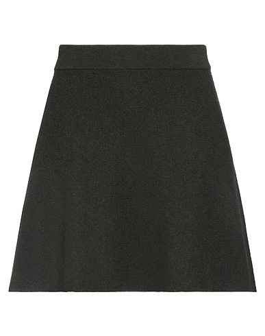 RAG & BONE Mini skirt Military green 63% Wool, 19% Acrylic, 16% Polyamide, 2% Elastane